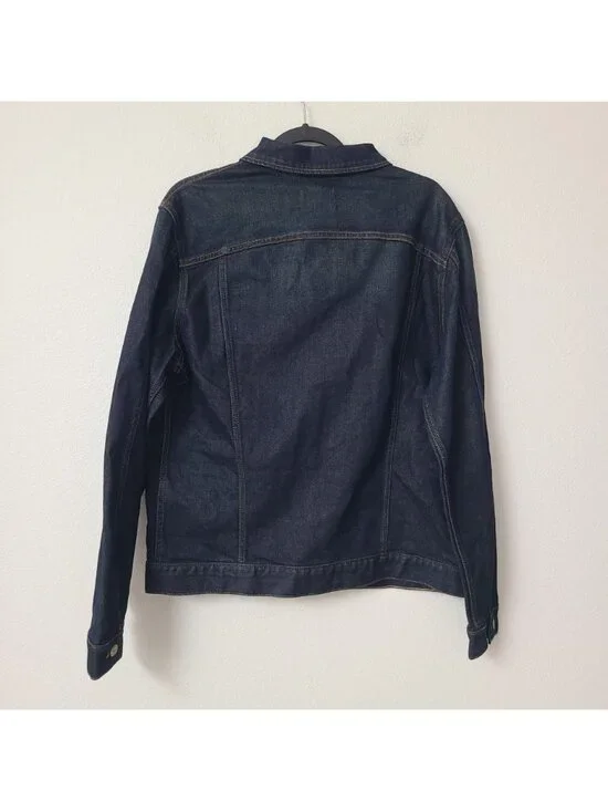 7 For All Mankind Japanese Fabric Walk The Truck Denim Jacket 7T924C08 Size XL - Picture 2 of 4